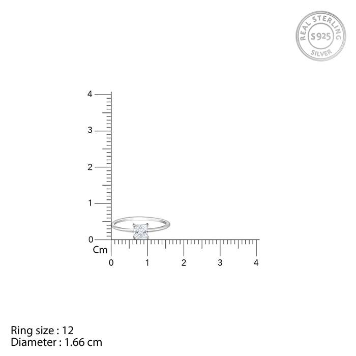 Silver Cubic Beauty Ring : R01962