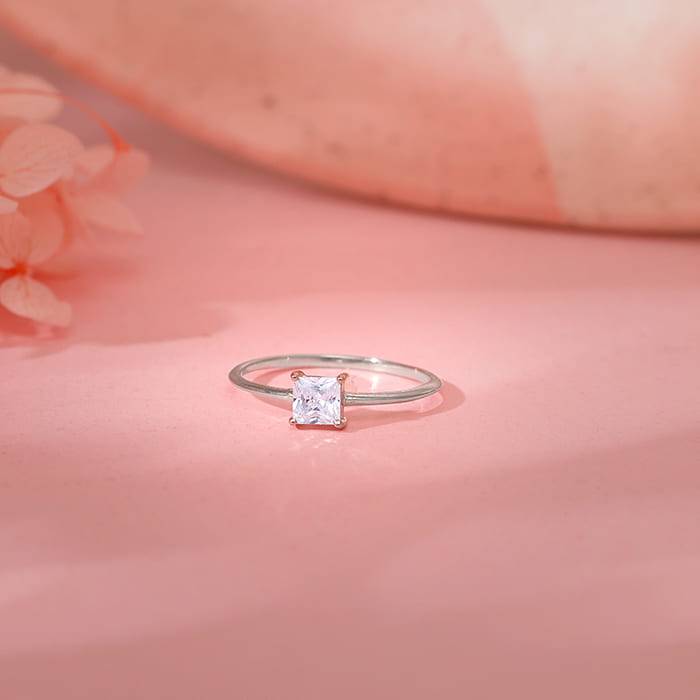 Silver Cubic Beauty Ring : R01962