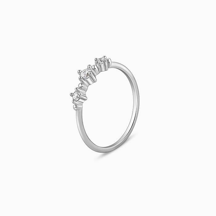 Giva 925 Silver Precious Moment Ring, Fixed Size| Gifts For Women And Girls | With Certifi : R01964