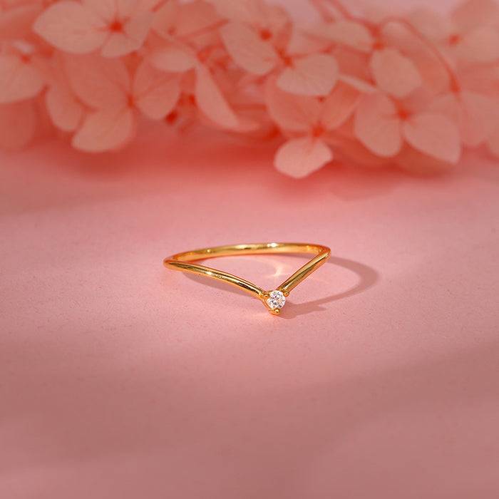 Golden Cherishable Ring : R01967