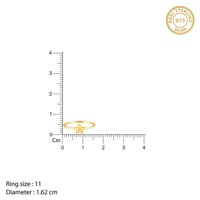 Golden Dendrobium Ring : R01969