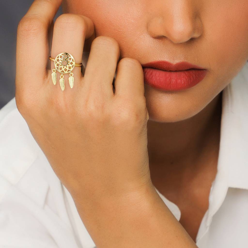 Golden Wind Chime Ring : R0196