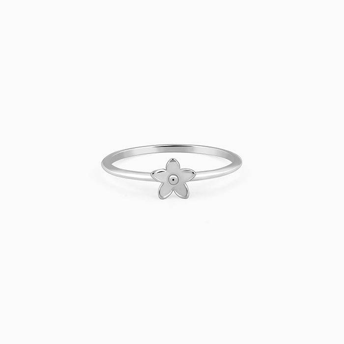 Silver Dendrobium Ring : R01970