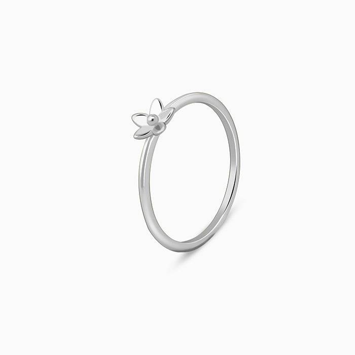 Silver Dendrobium Ring : R01970