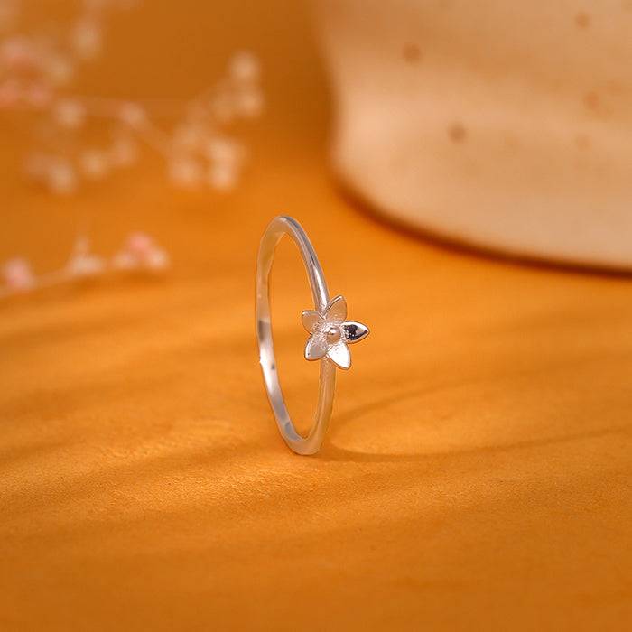 Silver Dendrobium Ring : R01970