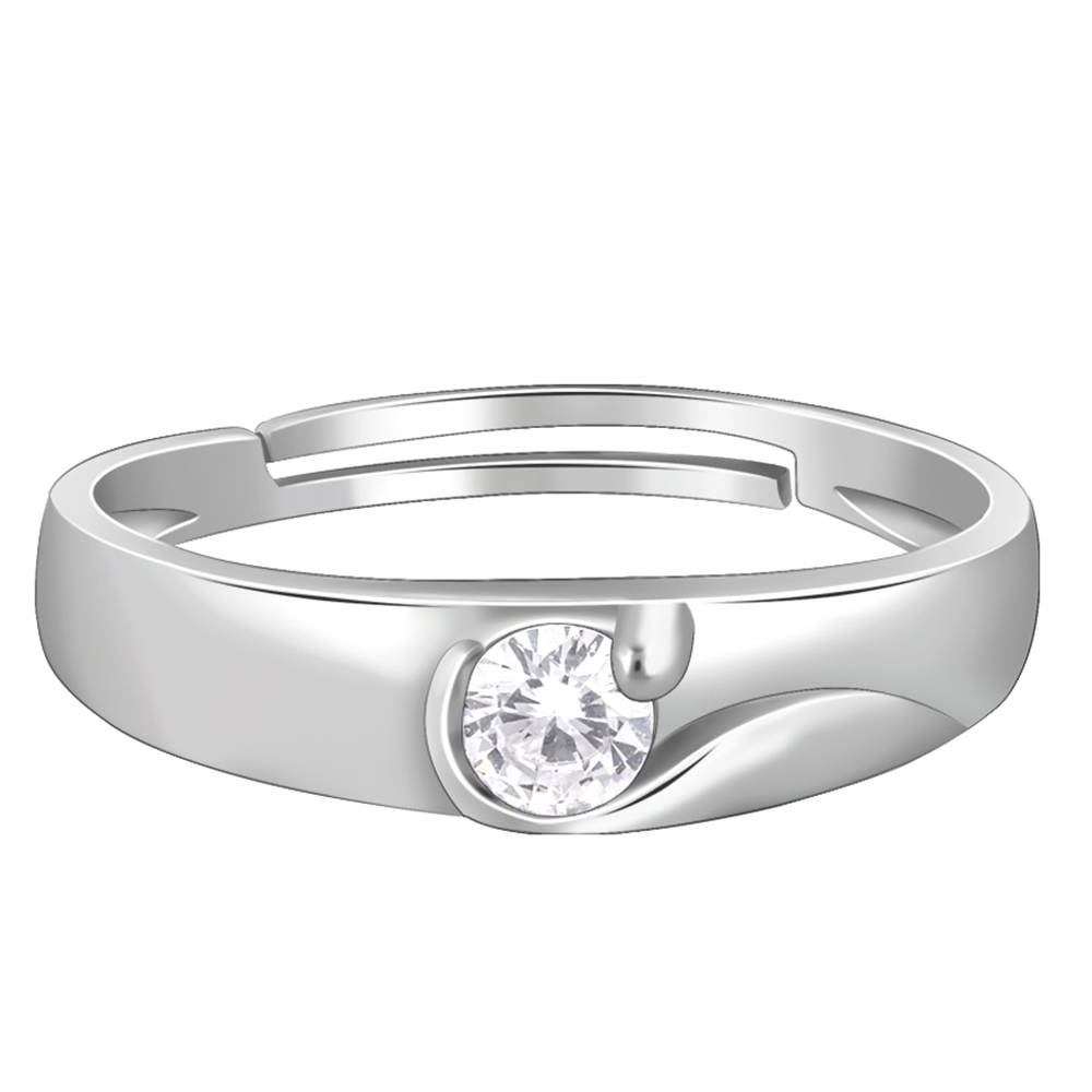 925 Silver Fibonacci Flow Ring For Him : R01973_20