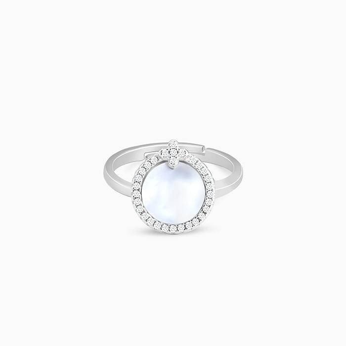 Silver Mother Of Pearl Ring : R0206