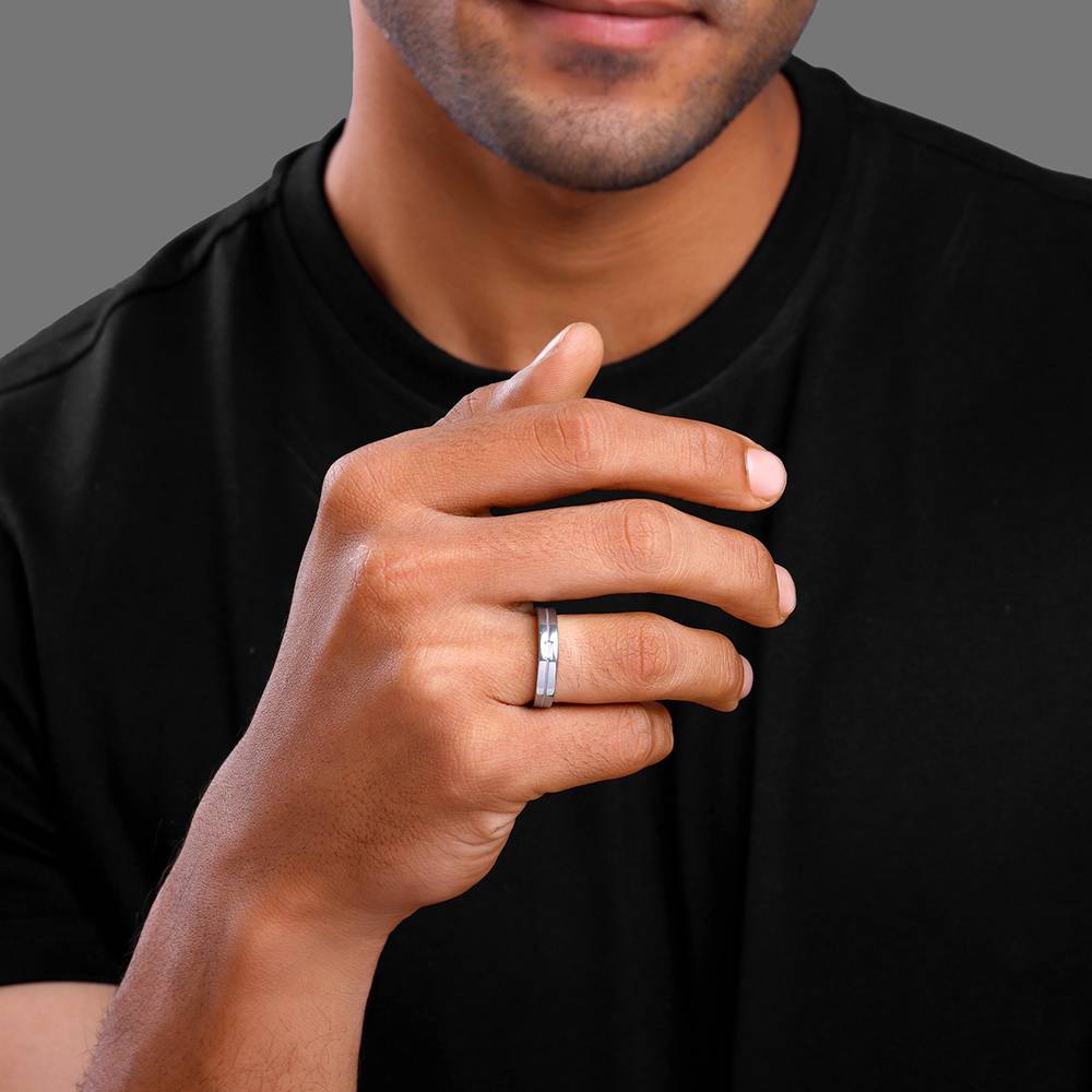 925 Silver Majesty Band For Him : R02076_17