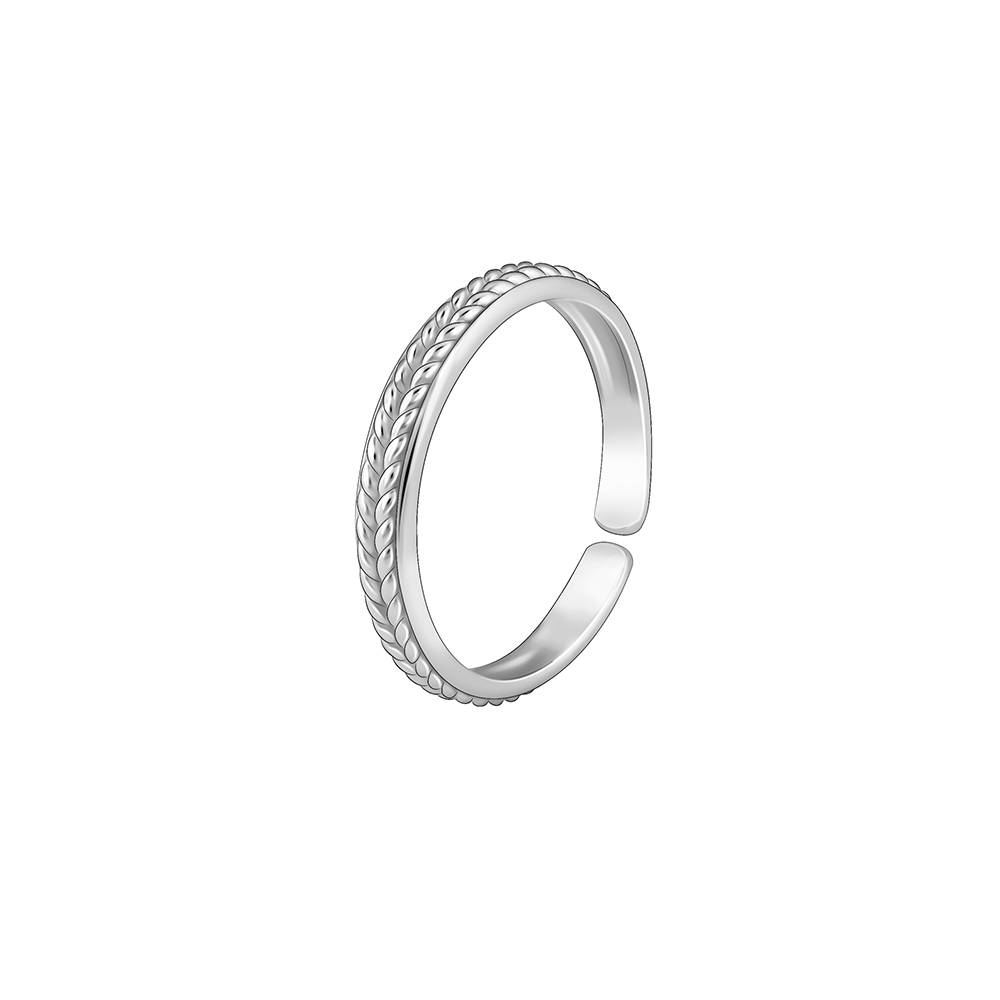 Giva 925 Silver Czar Ring For Him, Adjustable Fixed Size,Indian - 17 | Gifts For Mens And Boys| With Certificate O : R02100_17