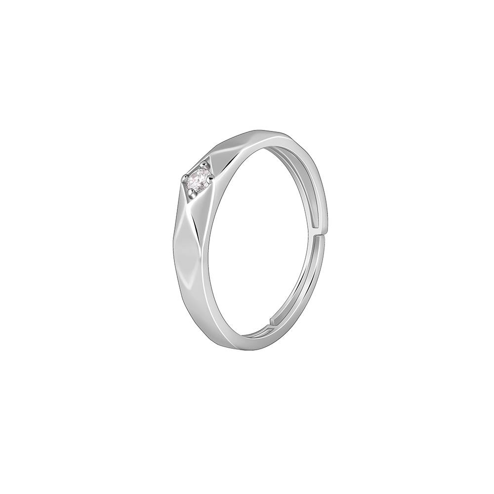 925 Silver Rough Edge Ring For Him : R02116_17