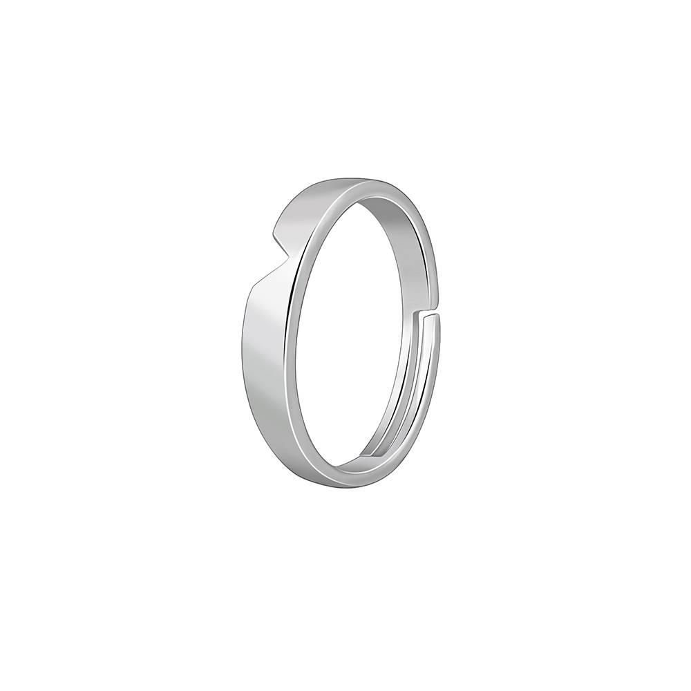 925 Silver Classic V Ring For Him : R02121_17