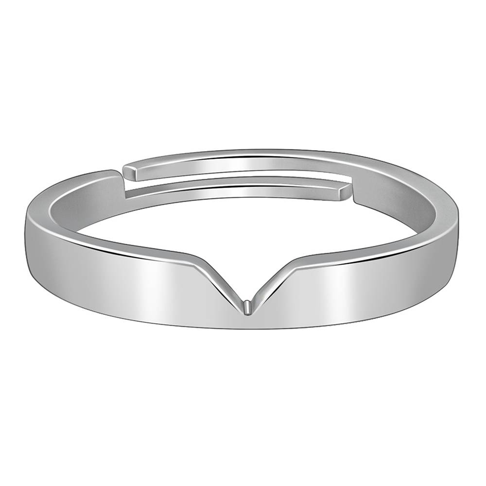 925 Silver Classic V Ring For Him : R02121_17