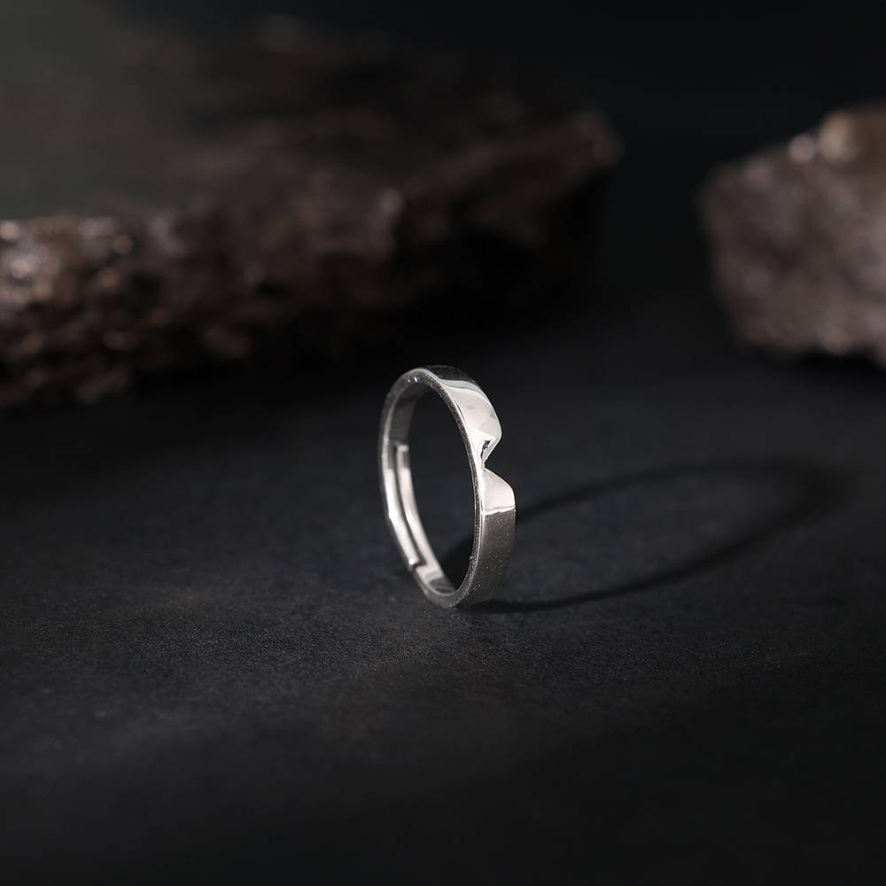 925 Silver Classic V Ring For Him : R02121_17