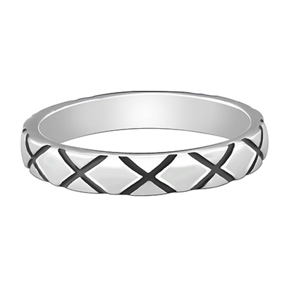 Giva 925 Oxidised Silver Rider Edge Ring For Him,Fixed Size,Indian - 20 | Gifts For Mens And Boys| With Certificat : R02130_20