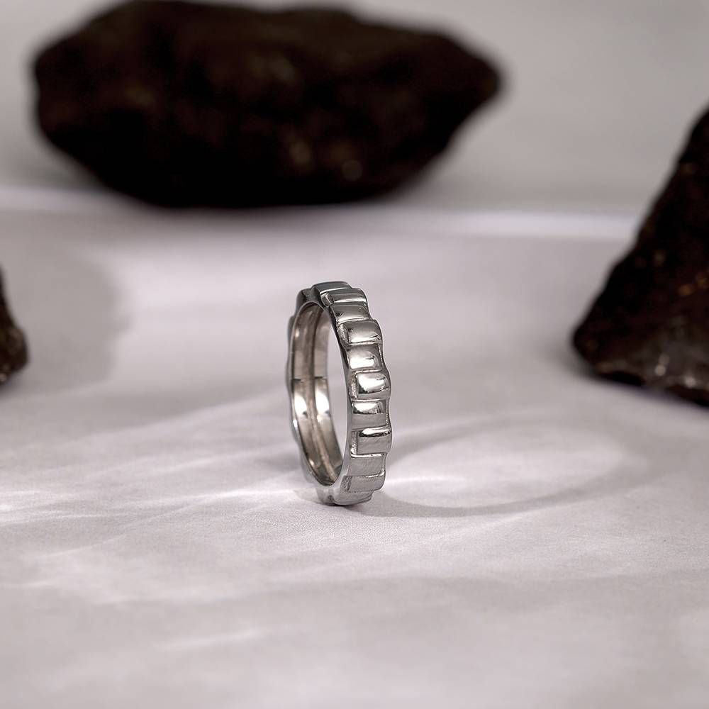 Giva 925 Silver Black Rhodium Midnight Rider Ring For Him,Fixed Size,Indian - 20 | Gifts For Mens And Boys| With C : R02133_20