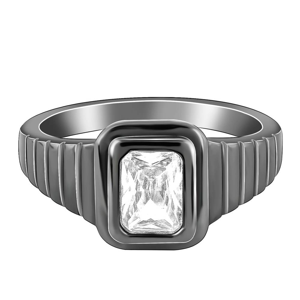 Giva 925 Silver Black Rhodium Nomadic Spirit Ring For Him,Fixed Size,Indian - 20 | Gifts For Mens And Boys| With C : R02135_20
