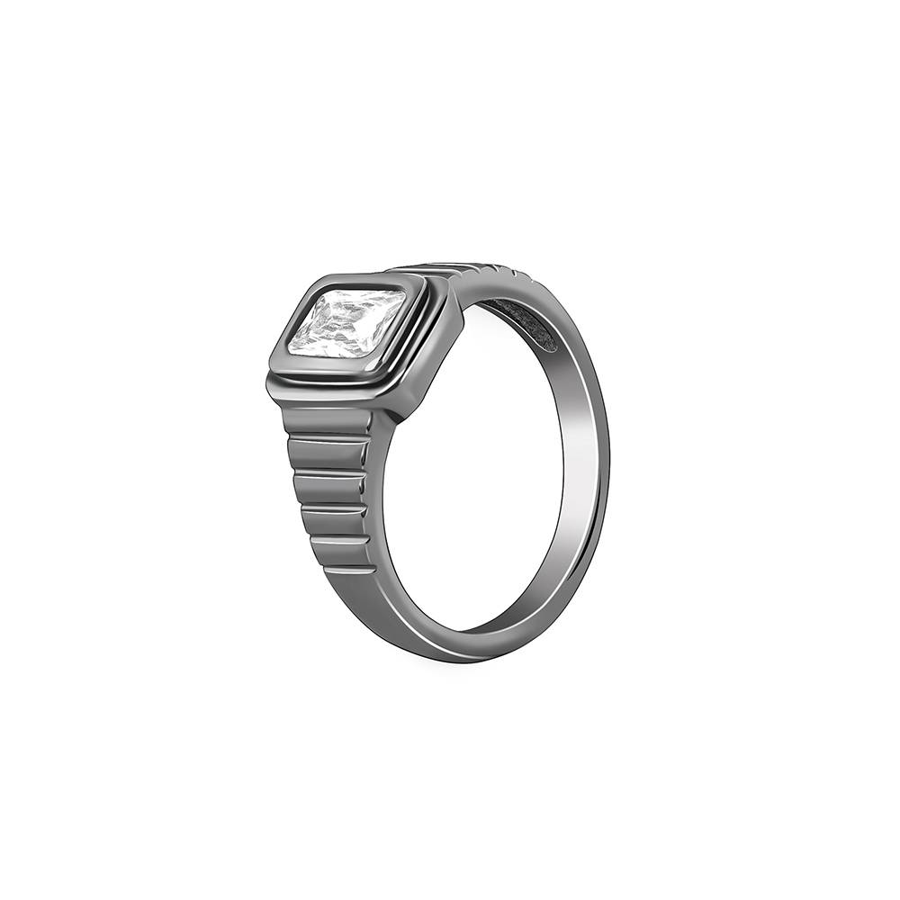 Giva 925 Silver Black Rhodium Nomadic Spirit Ring For Him,Fixed Size,Indian - 20 | Gifts For Mens And Boys| With C : R02135_20
