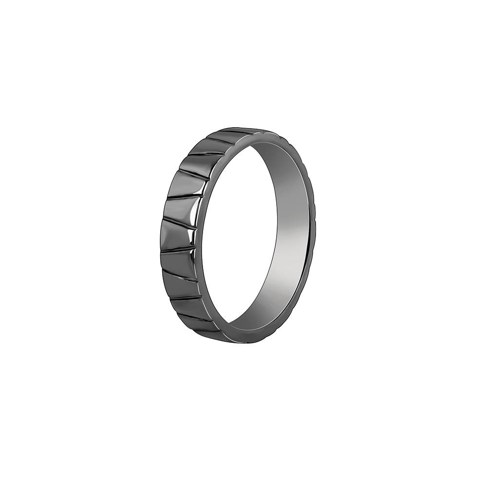 Giva 925 Silver Black Rhodium Knight Ring For Him,Fixed Size,Indian - 20 | Gifts For Mens And Boys| With Certifica : R02136_20