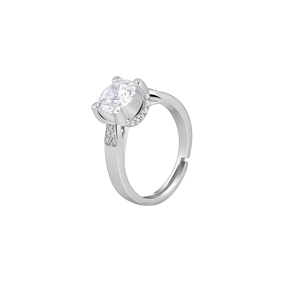 Giva 925 Silver All About Love Ring, Adjustable | Gifts For Women And Girls | With Certificate Of Authenticity And 92 : R02146