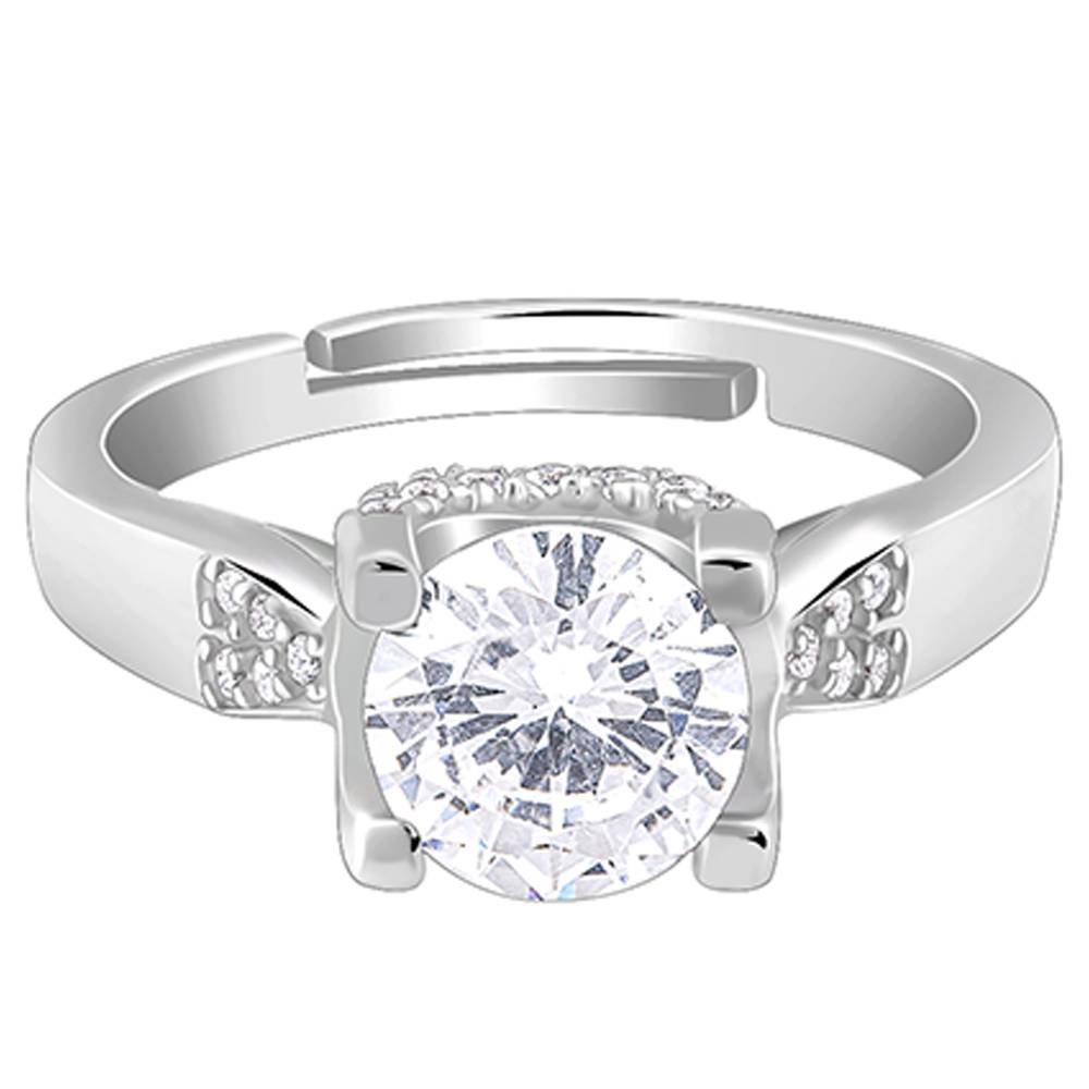 Giva 925 Silver All About Love Ring, Adjustable | Gifts For Women And Girls | With Certificate Of Authenticity And 92 : R02146