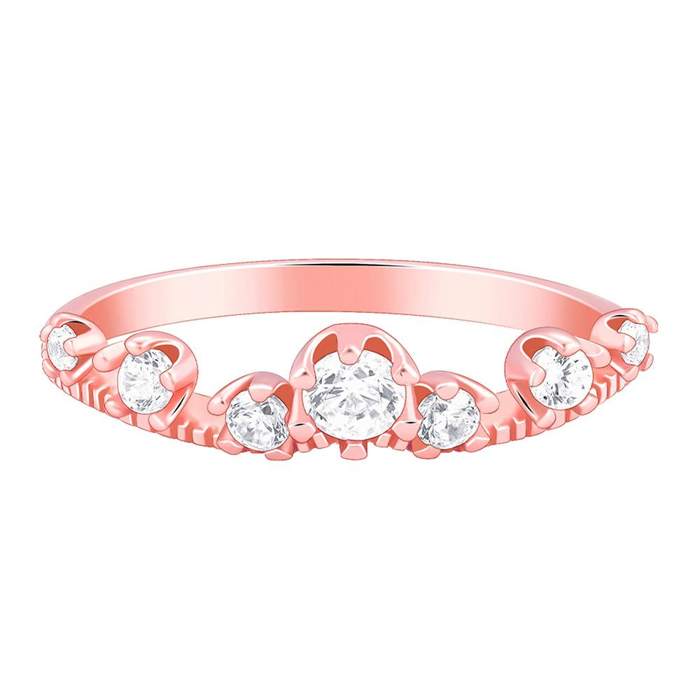 Giva 925 Silver Rose Gold Gleam Ring,Fixed Size,Indian - 12 : R02173