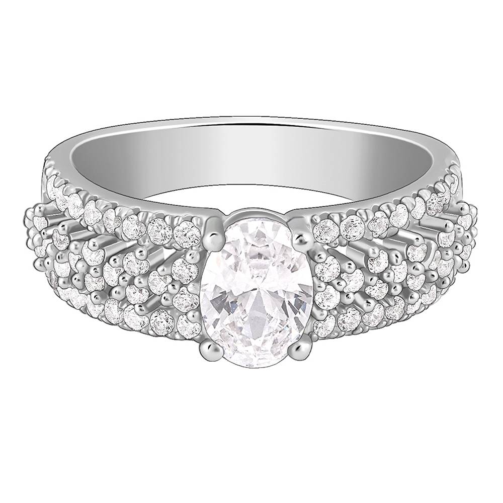 Giva 925 Silver Queen Of Hearts Ring,Fixed Size, Indian- 12 | Gifts For Women And Girls | With Certificate Of Authent : R02177