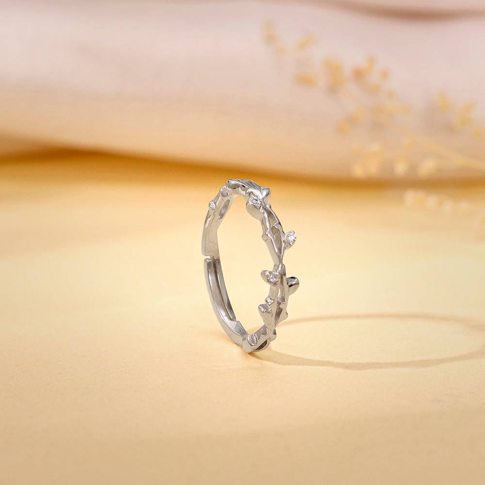 Giva 925 Silver Entwined In Love Ring, Adjustable | Gifts For Women And Girls | With Certificate Of Authenticity And  : R02186