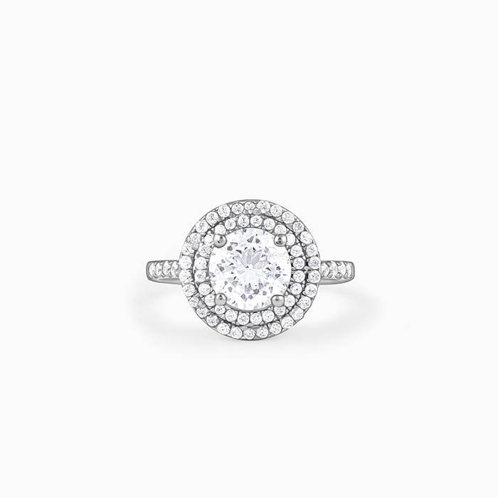 Giva 925 Silver Olga Ring,Fixed Size,Indian - 12 : R02188