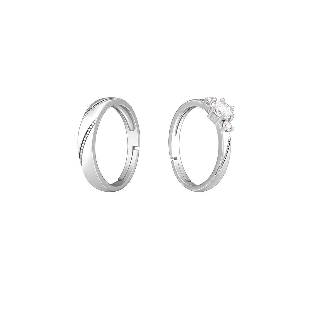 Giva 925 Silver We Are Together Couple Rings : R02199