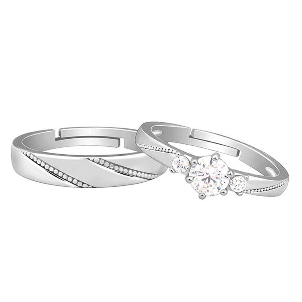 Giva 925 Silver We Are Together Couple Rings : R02199