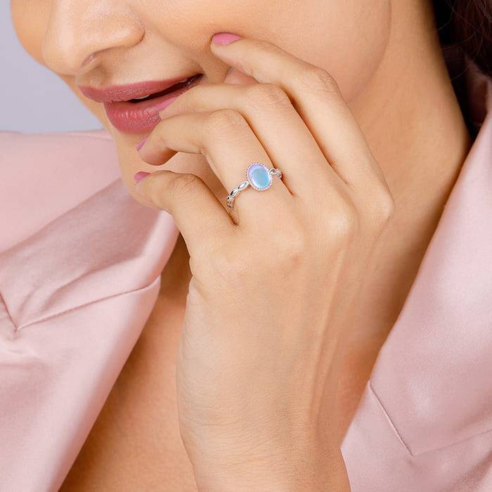 Silver Dreaming In Colours Ring : R0220