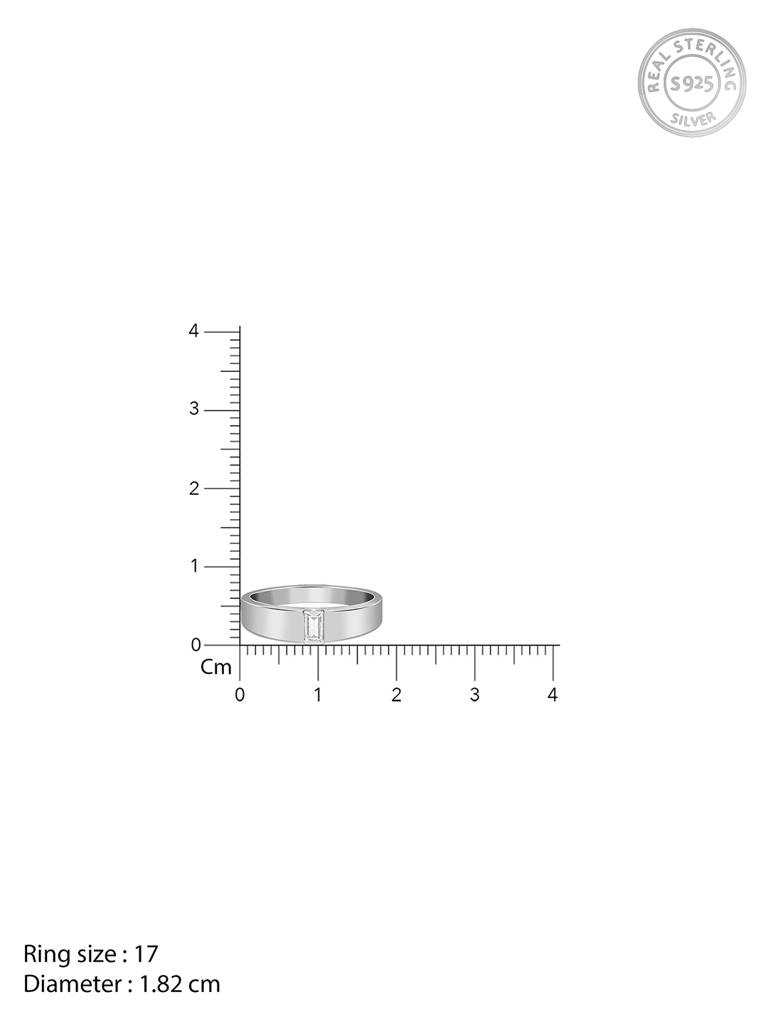 Giva 925 Silver Blaze Ring For Him,Fixed Size : R02215_17