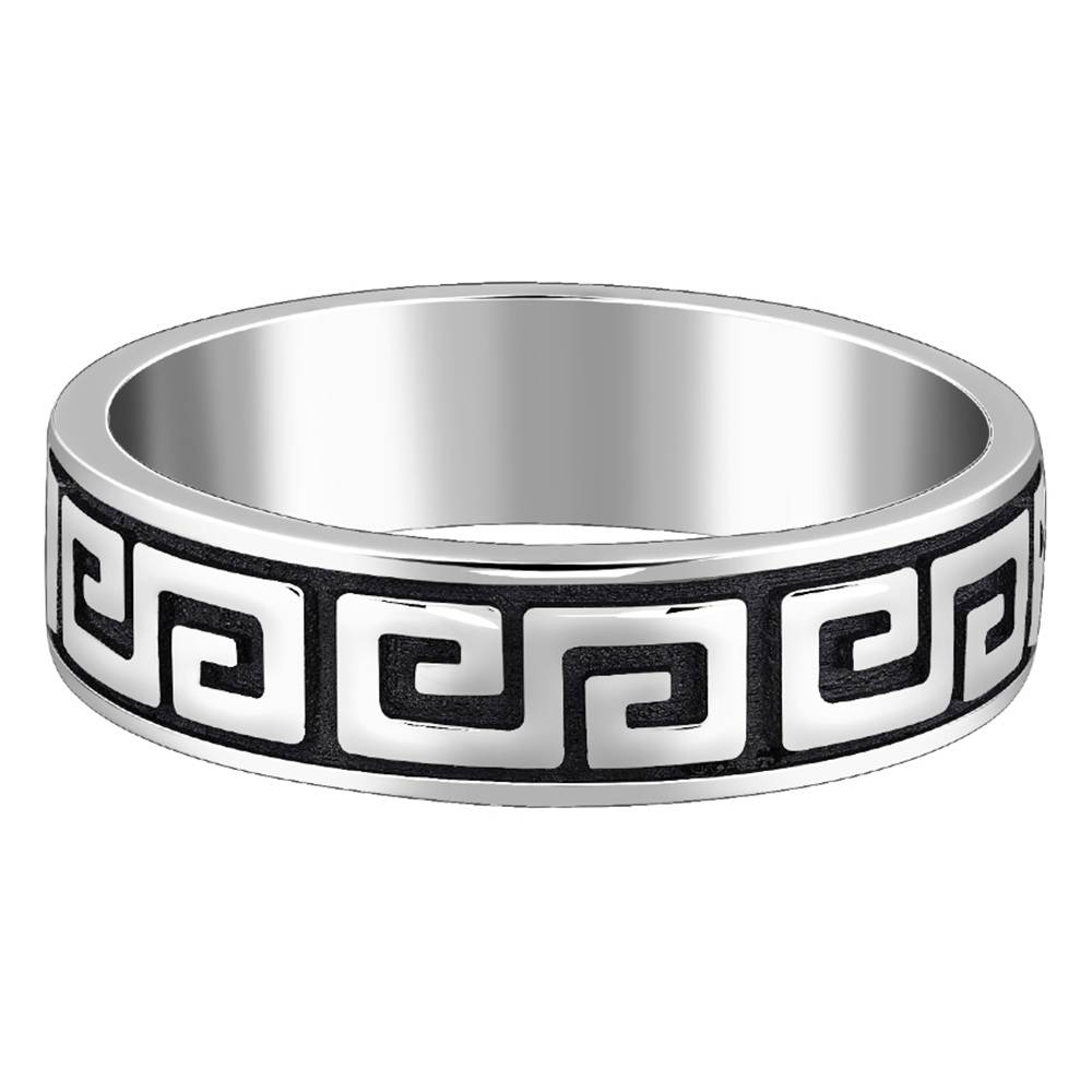 Giva 925 Oxidised Silver Ultimate Drip Ring For Him, | Gifts For Mens And Boys| With Certificate Of Authenticity A : R02233_17