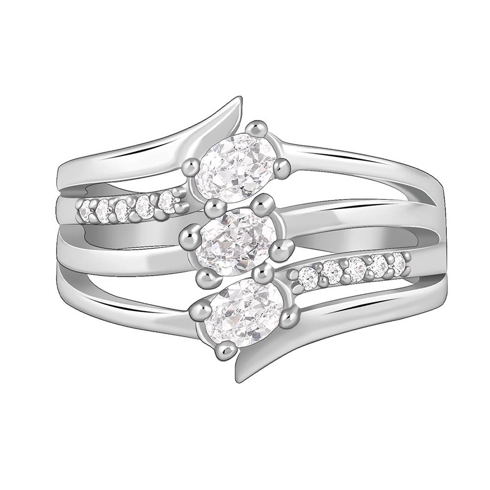 925 Silver Your Beauty Ring,Fixed Size,Indian-12 : R02241