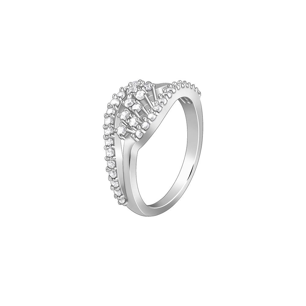 925 Silver Look Fab Ring,Fixed Size,Indian-12 : R02245