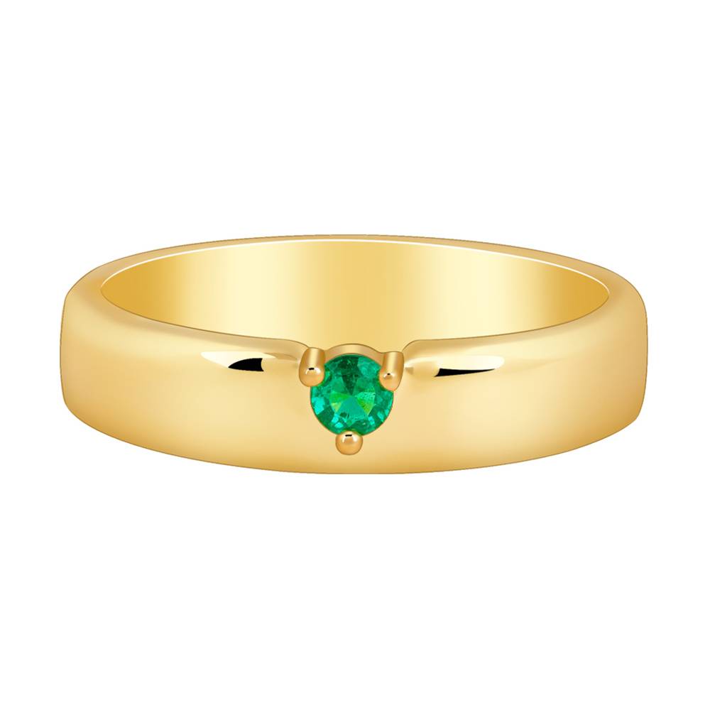 925 Golden Saá¹Ta Ring For Him : R02246_17