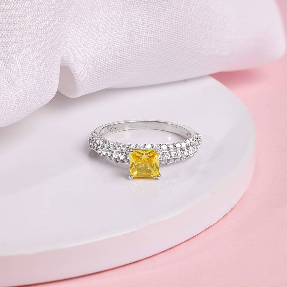 925 Silver Every Moment Ring,Fixed Size,Indian-12 : R02258