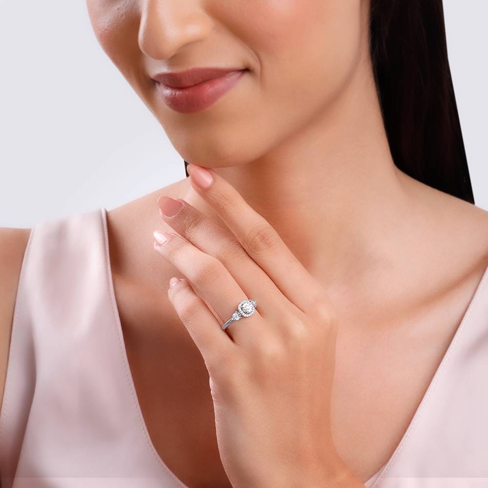 925 Silver Gracious Look Ring,Fixed Size,Indian - 12 : R02270