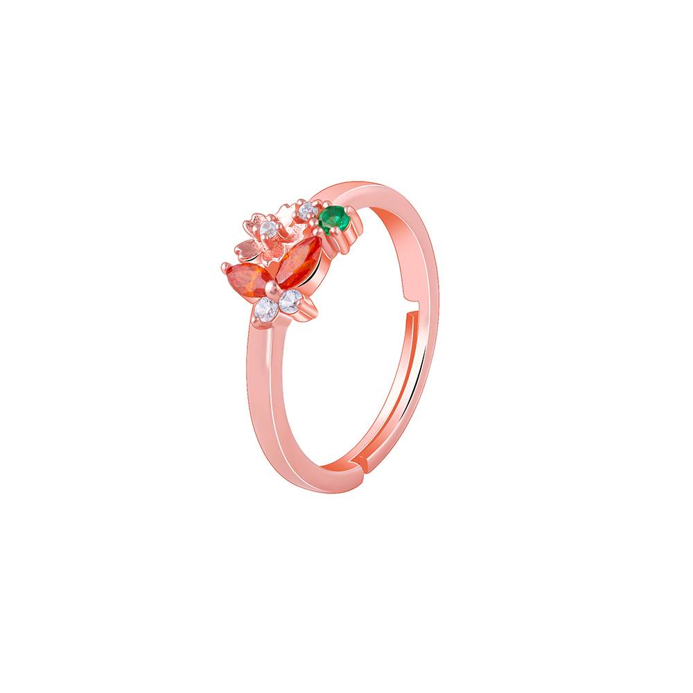 925 Rose Gold Mizu Ring : R02274