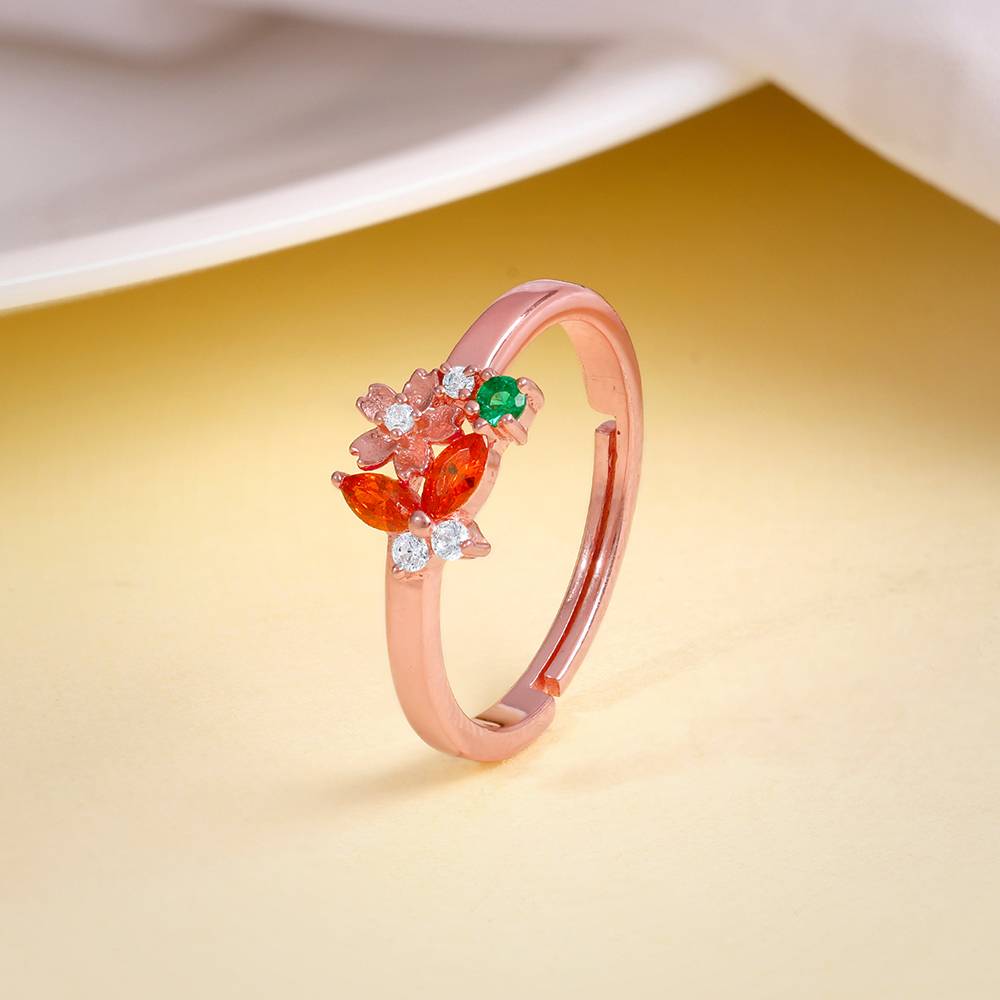925 Rose Gold Mizu Ring : R02274
