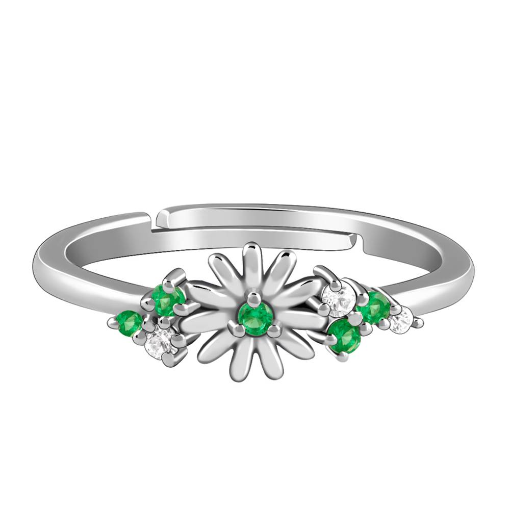 925 Silver Sunflower Ring : R02275
