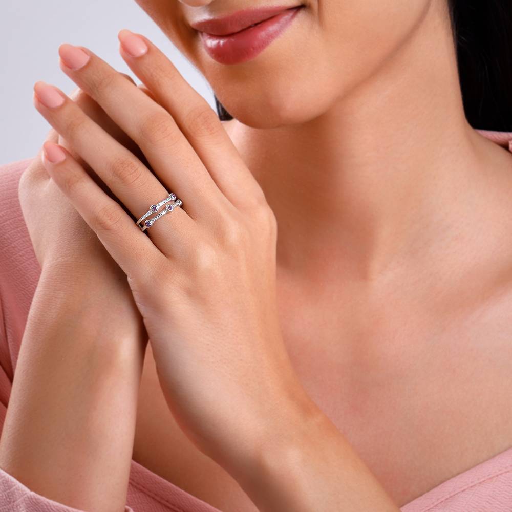 925 Silver Sizzling Ring : R02285
