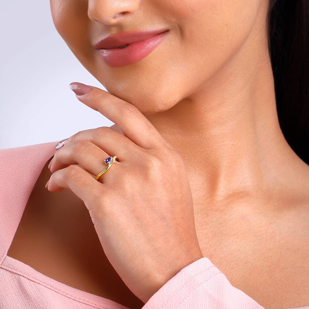 925 Golden Noorii Ring : R02287