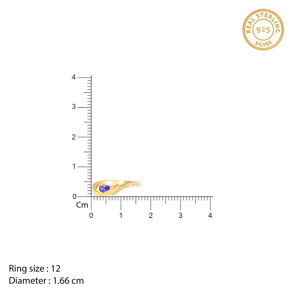 925 Golden Noorii Ring : R02287