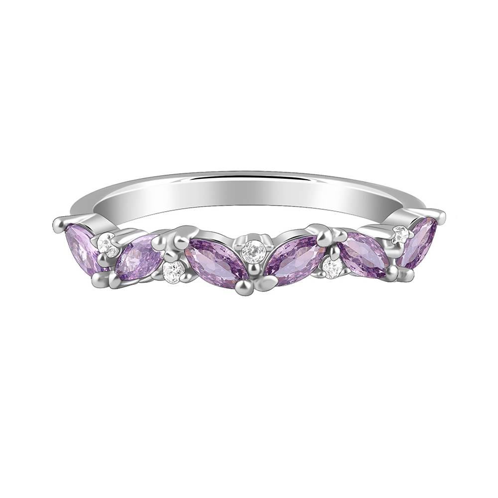 925 Silver Lueur Leaf Ring : R02290