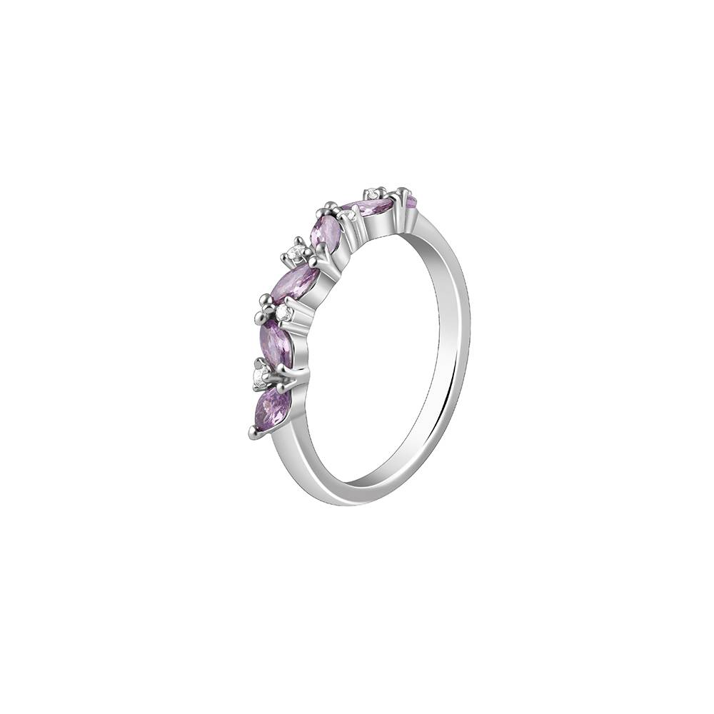 925 Silver Lueur Leaf Ring : R02290