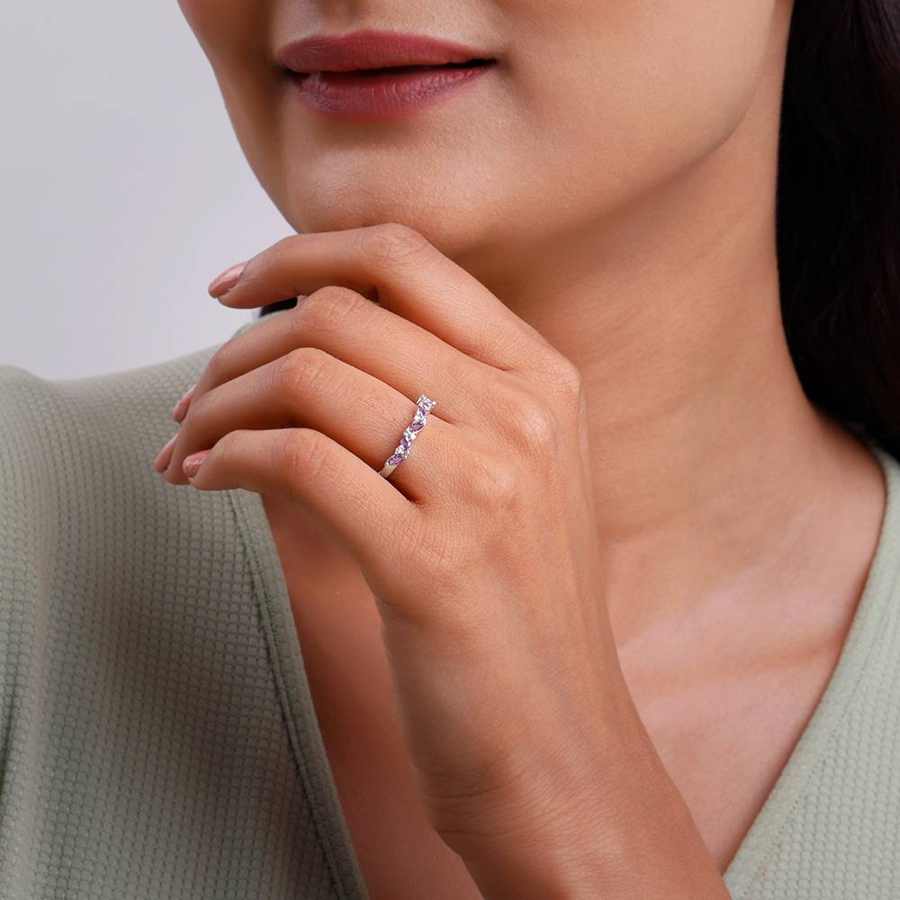 925 Silver Lueur Leaf Ring : R02290