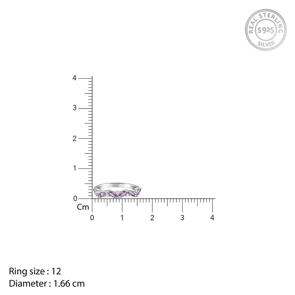 925 Silver Lueur Leaf Ring : R02290