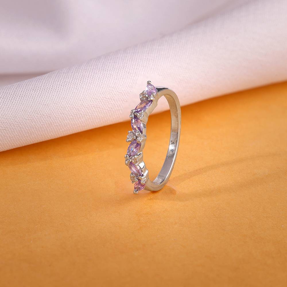 925 Silver Lueur Leaf Ring : R02290