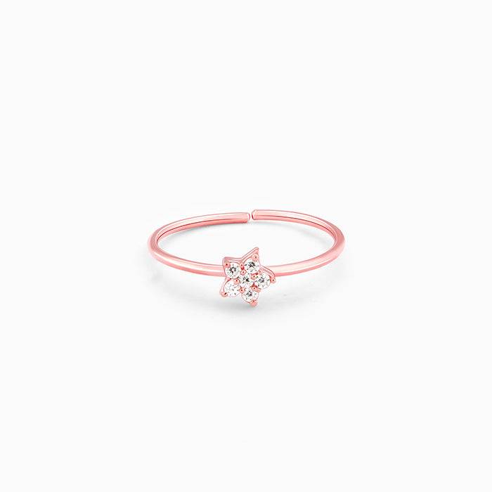 Rose Gold Star Constellation Ring : R0230